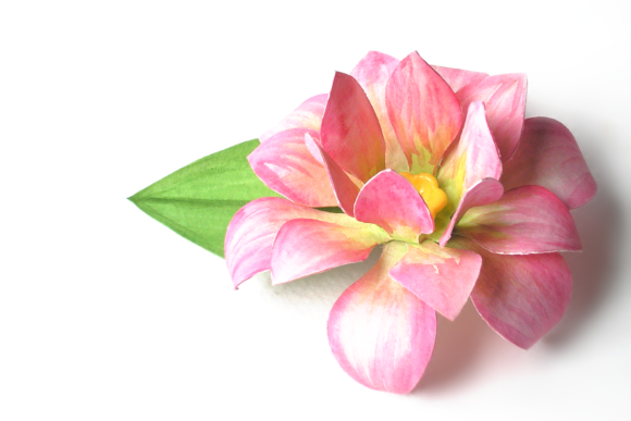 3D Lotus Flower: A Versatile Paper Flowers Design for Handmade Creations