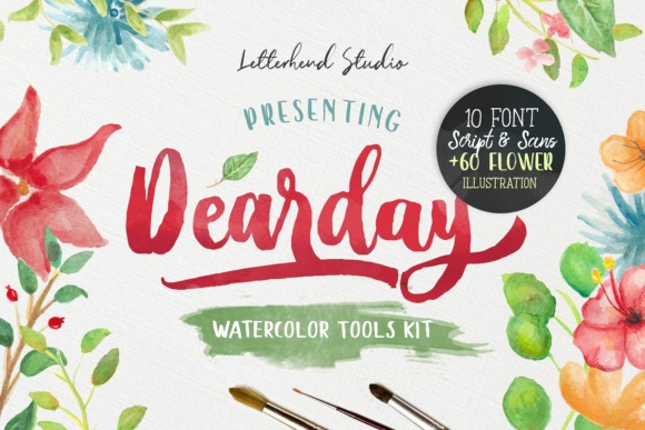 DearDay Script Amp: A Versatile Design Asset for Creative Sellers