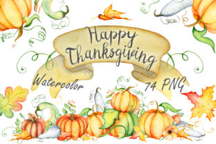 Happy Thanksgiving Pumpkins Watercolor: A Designer’s Perspective