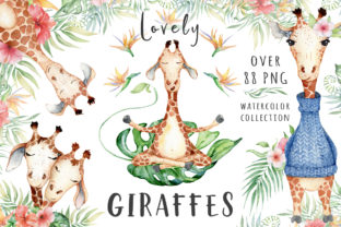 How Lovely Giraffes Watercolor Illustration Elevates Blog and Web Design