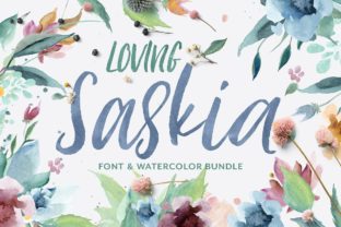 Loving Saskia Font and Watercolor Bundle: A Designer’s Take on Branding for Local Businesses