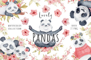 Review of Lovely Pandas and Sakura Watercolor Set for Real Embroidery Projects