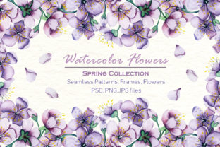 Watercolor Flowers - Spring Collection