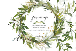 Watercolor Leafy Collection: A Fresh Illustration for Creative Projects