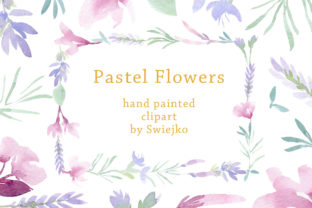Watercolor Pastel Flowers I: A Versatile Illustration for Local Business Branding